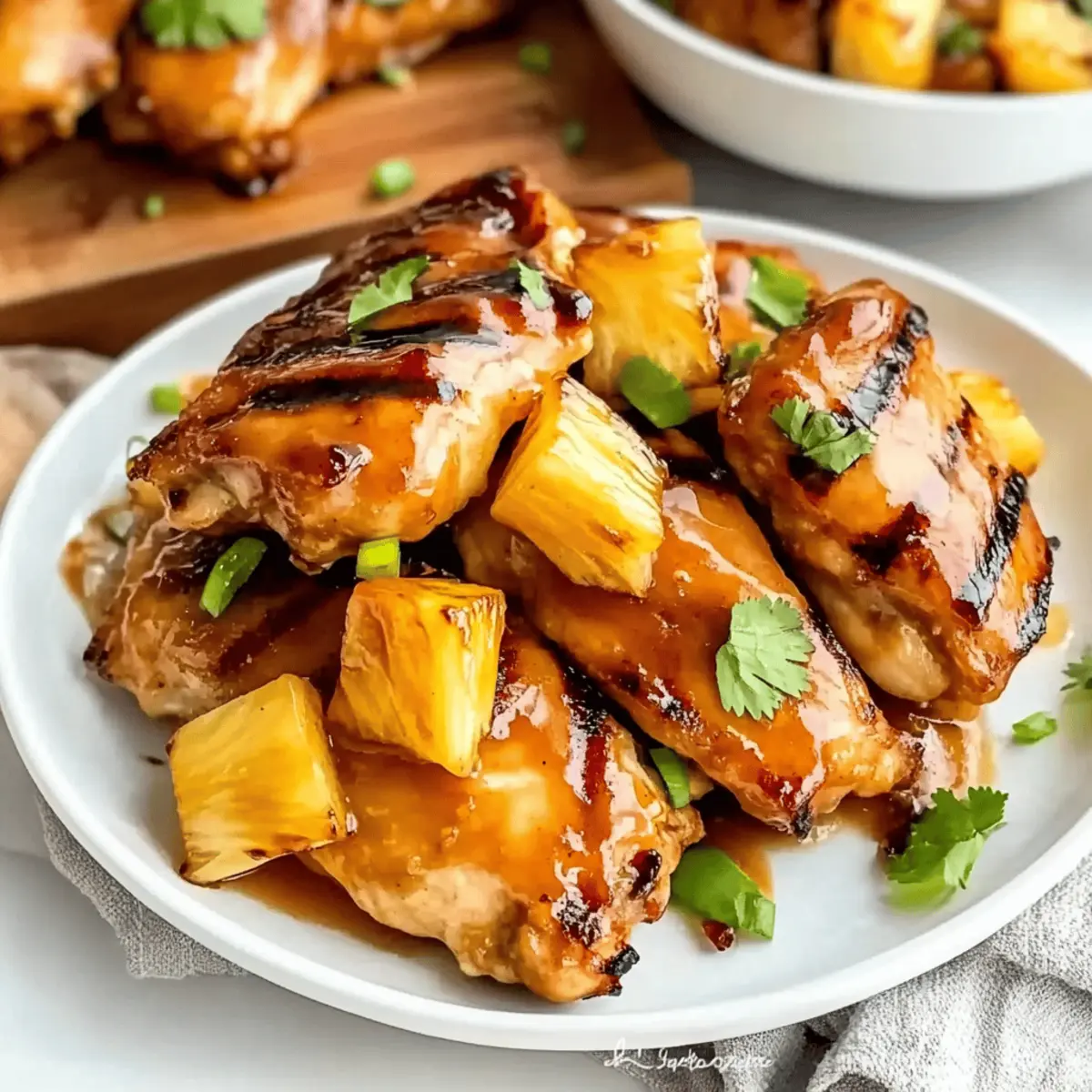Brown Sugar Pineapple Chicken