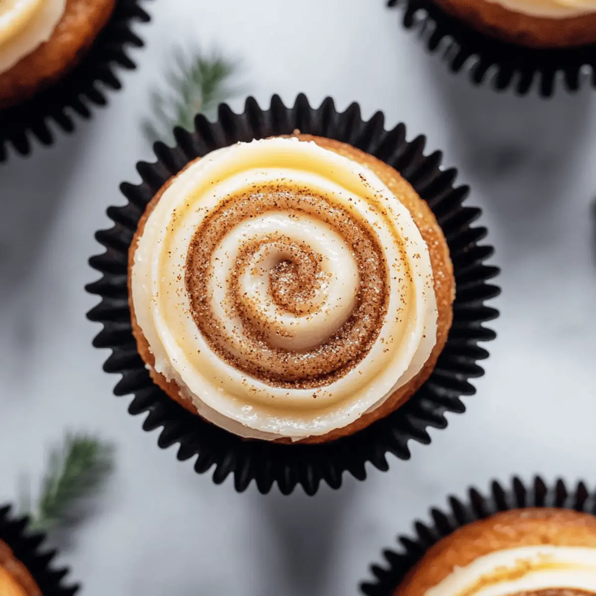 Cinnamon Roll Cupcakes