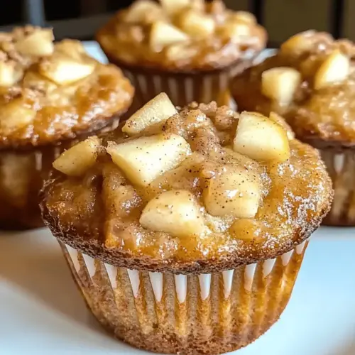 Apple Cinnamon Greek Yogurt Muffins