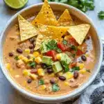 Crockpot Vegetarian Tortilla Soup