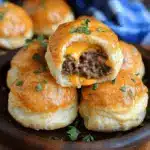 Garlic Parmesan Cheeseburger Bombs