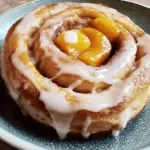 Peach Pie Cinnamon Rolls