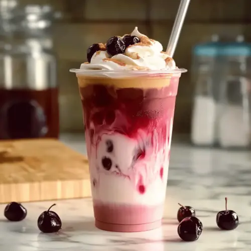 Cherry Vanilla Iced Latte