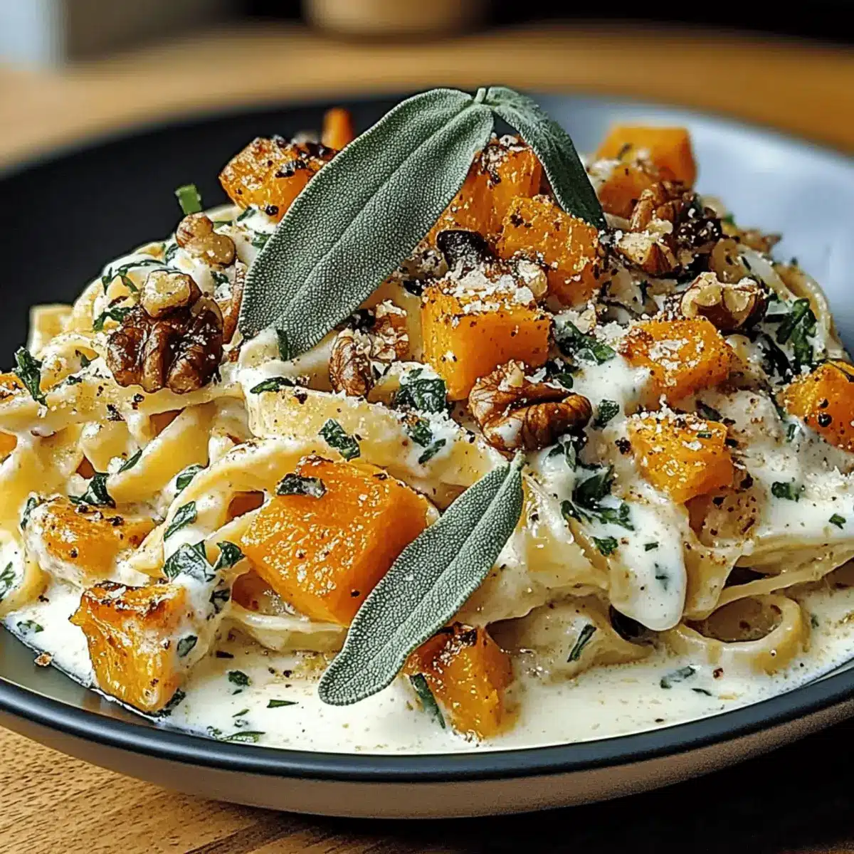 Savory Butternut Squash & Sage Pasta