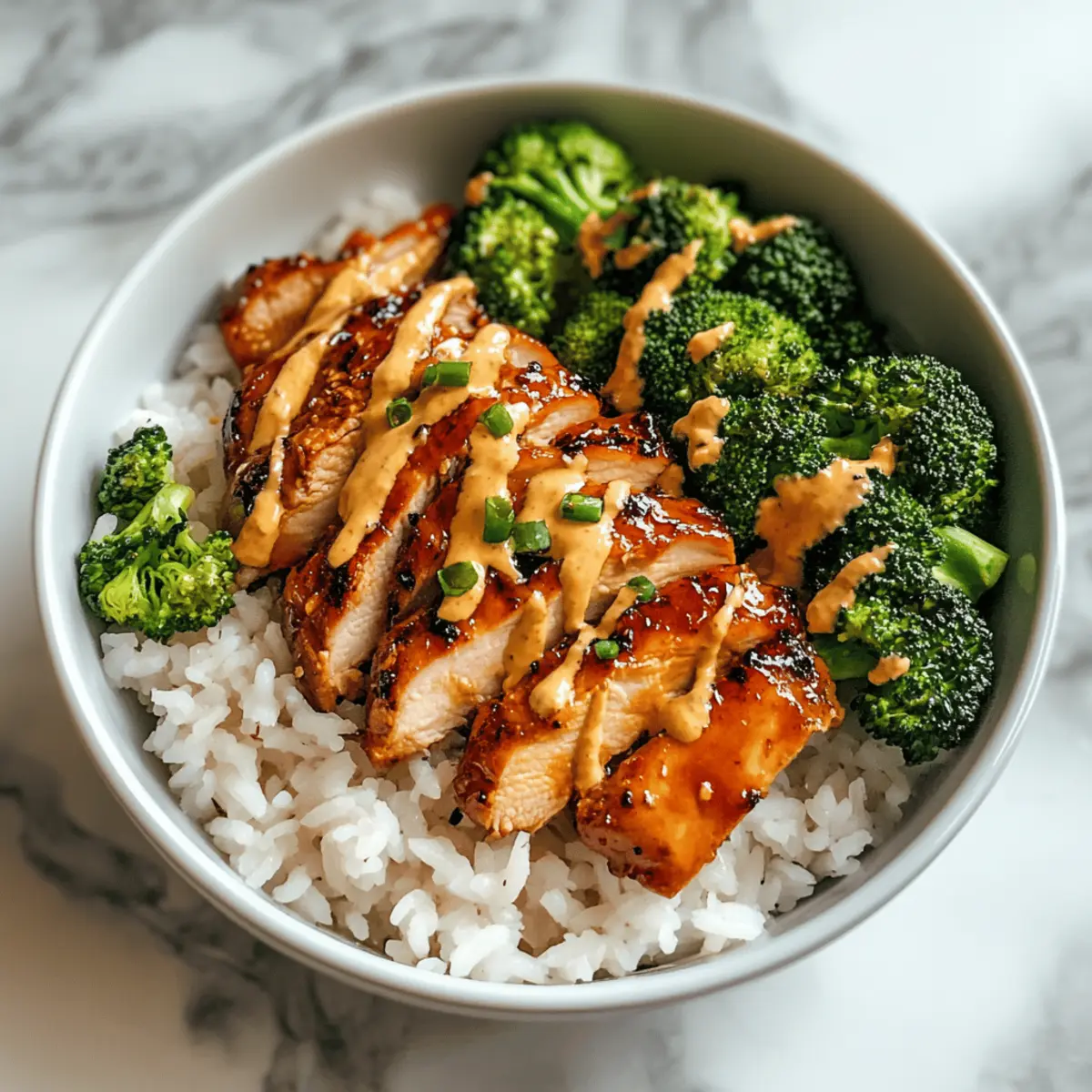 Sticky Chicken Bowls