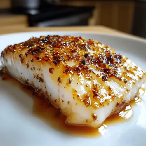 5 Minute Baked Honey Marinade Cod