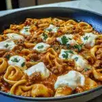 Cheesy Beef Enchilada Tortellini