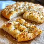 Cheesy Garlic Parmesan Focaccia Bread