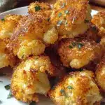 Crispy Parmesan Cauliflower Bites