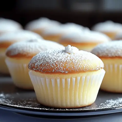 Japanese Cotton Cheesecake Cupcakes