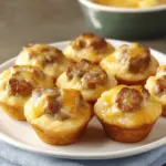 Mini Sausage Pancake Muffins