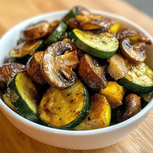 Sauteed Zucchini, Mushrooms, And Onions