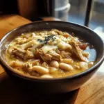 White Cheddar Apple Chicken Chili