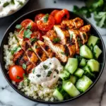 Healthy Chicken Shawarma Bowl