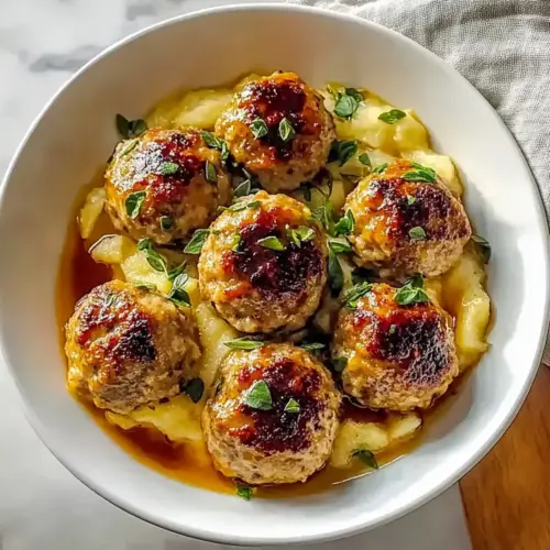 Apple and Sage Turkey Meatballs
