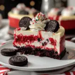 Christmas Red Velvet Cheesecake