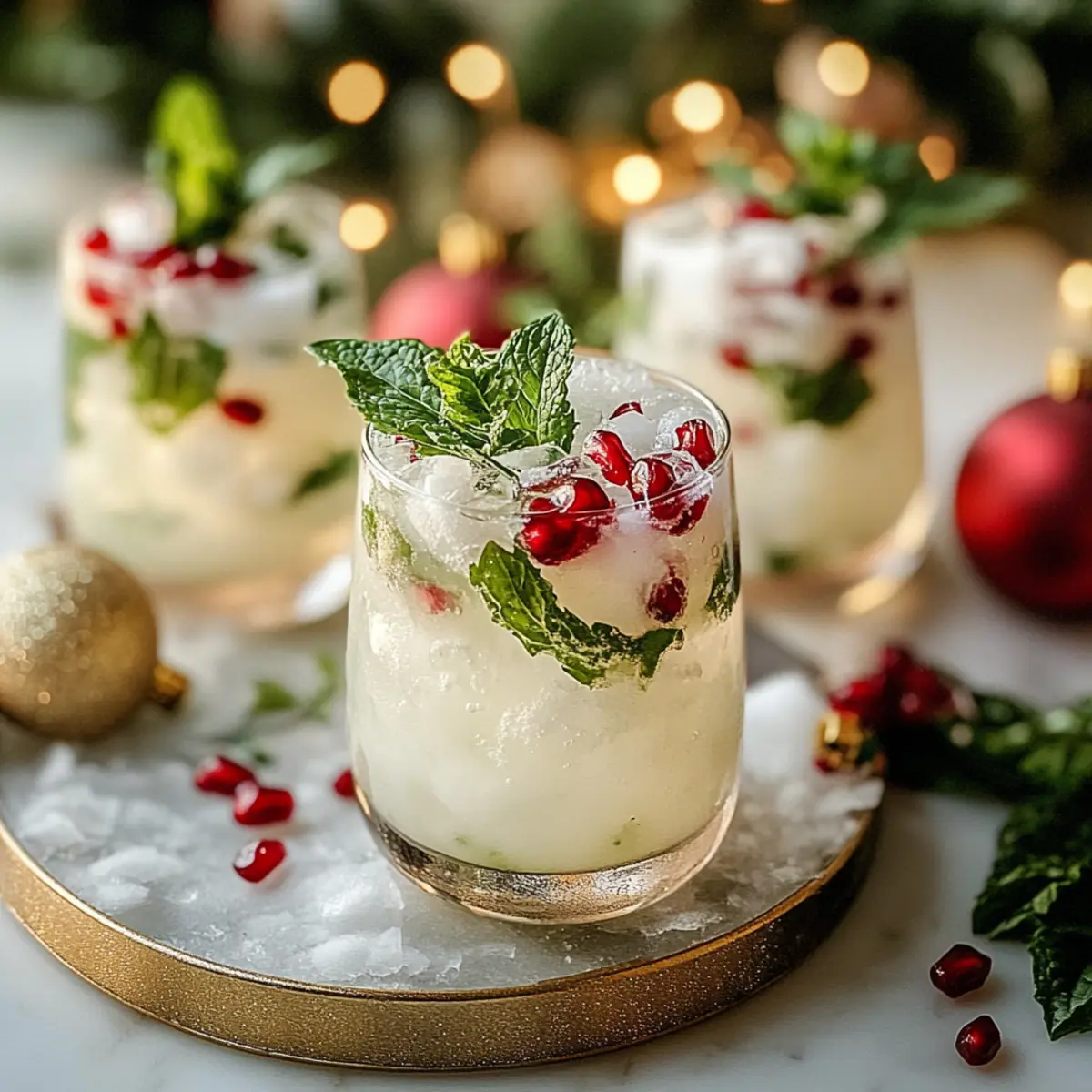 Celebrate the Season with White Christmas Mojitos