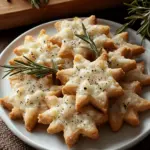 Rosemary-Parmesan Snowflake Cookies