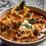 One Pot Lasagna Soup