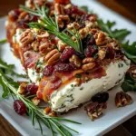 Million Dollar Bacon Goat Cheese Appetizer Log