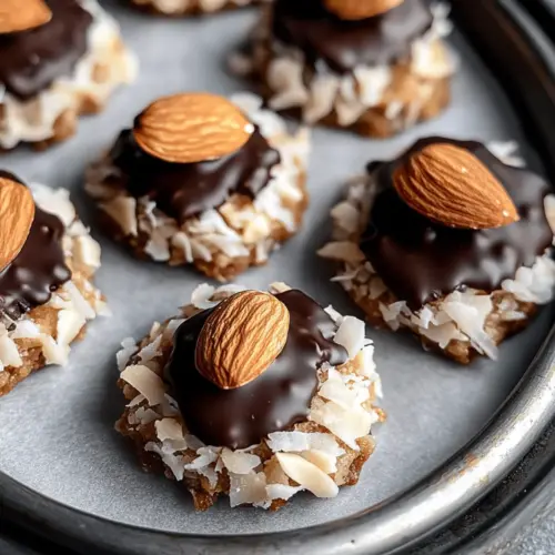 No-Bake Almond Joy Cookies