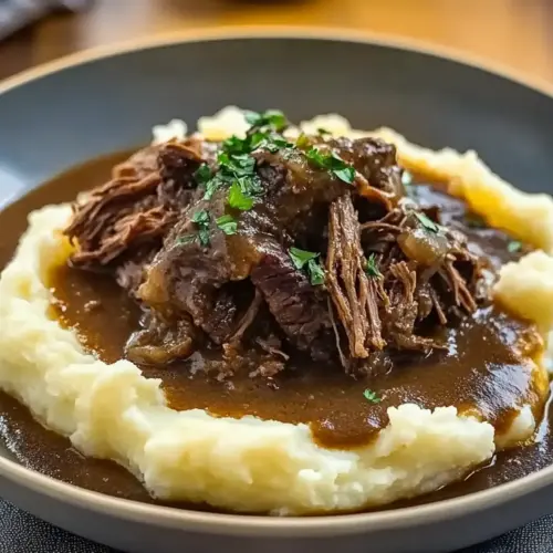 Comfort Slow Cooker Beef Manhattan