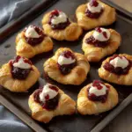Cranberry Cream Cheese Crescent Bites