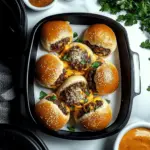 Garlic Parmesan Cheeseburger Bombs