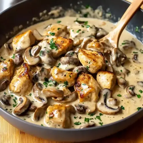 Rich Chicken Stroganoff