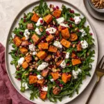 Roasted Sweet Potato Goat Cheese Salad
