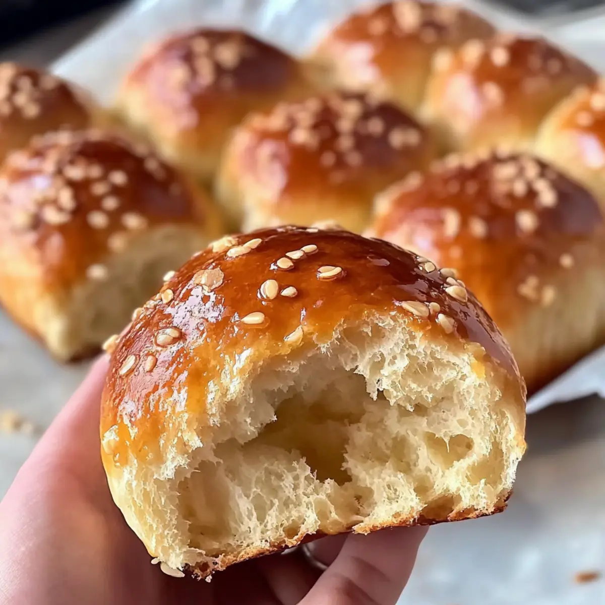 Fluffy Gluten-Free Milk Honey Rolls