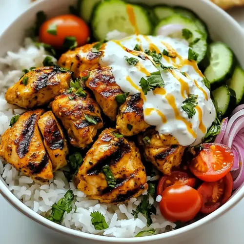 Chicken Shawarma Rice Bowl