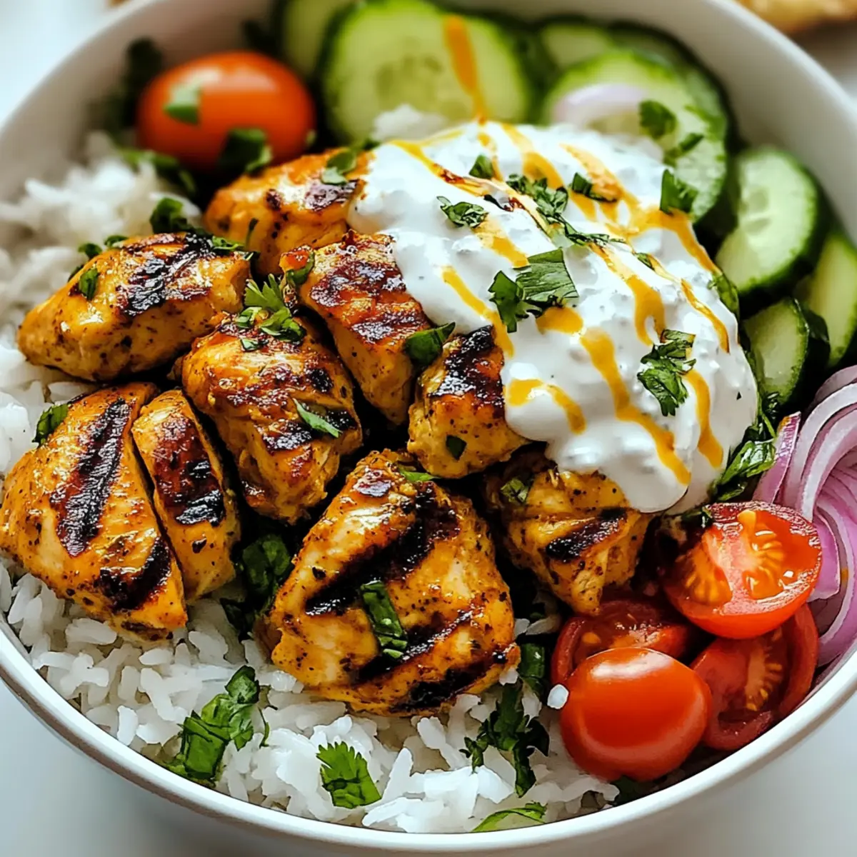 Chicken Shawarma Rice Bowl