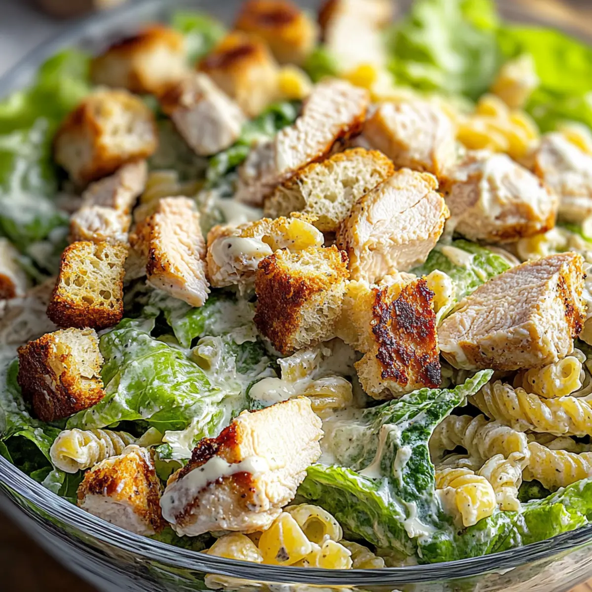 Chicken Caesar Pasta Salad