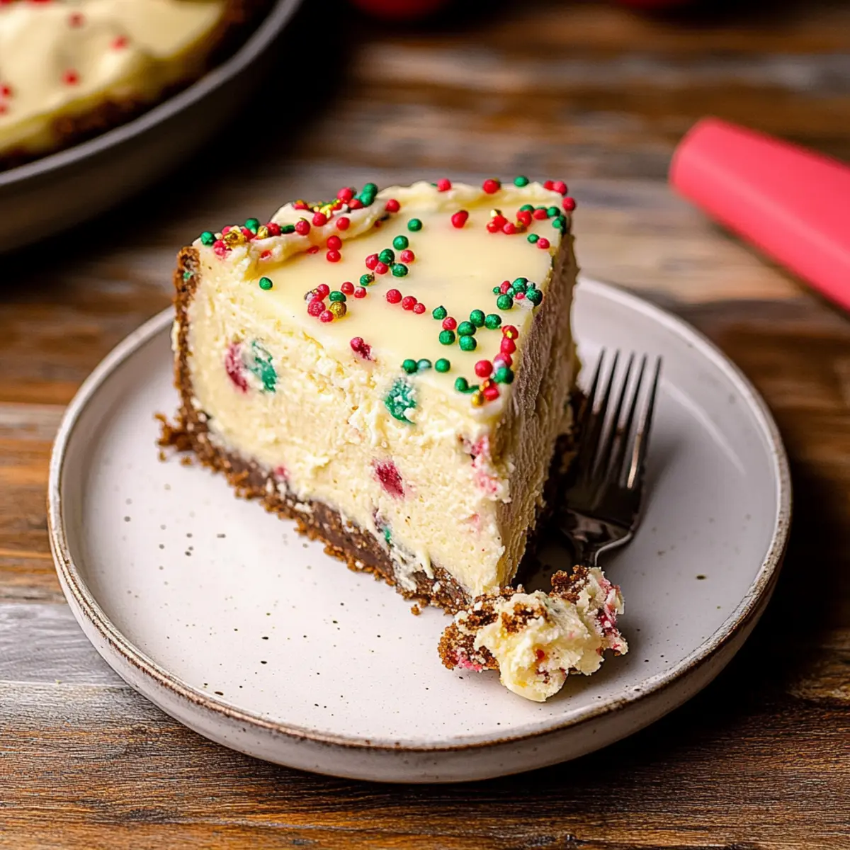 Sugar Cookie Cheesecake