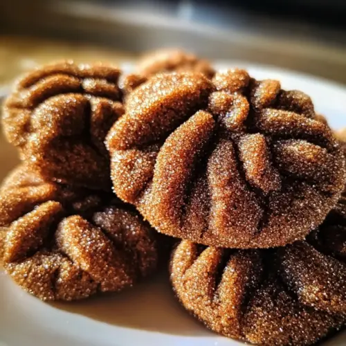 Churro Crinkle Cookies with Cinnamon Sugar