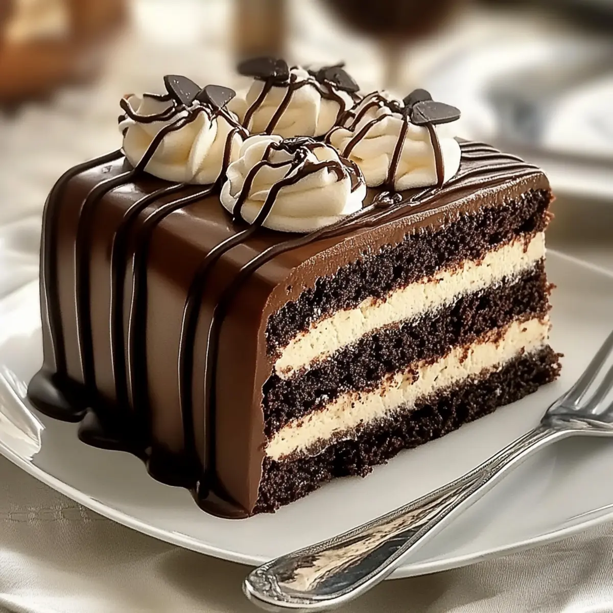 Tuxedo Bar Cake