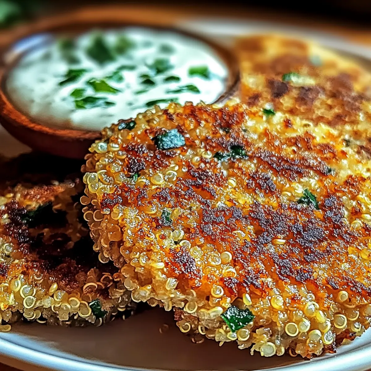 Crunchy Quinoa Veggie Patties