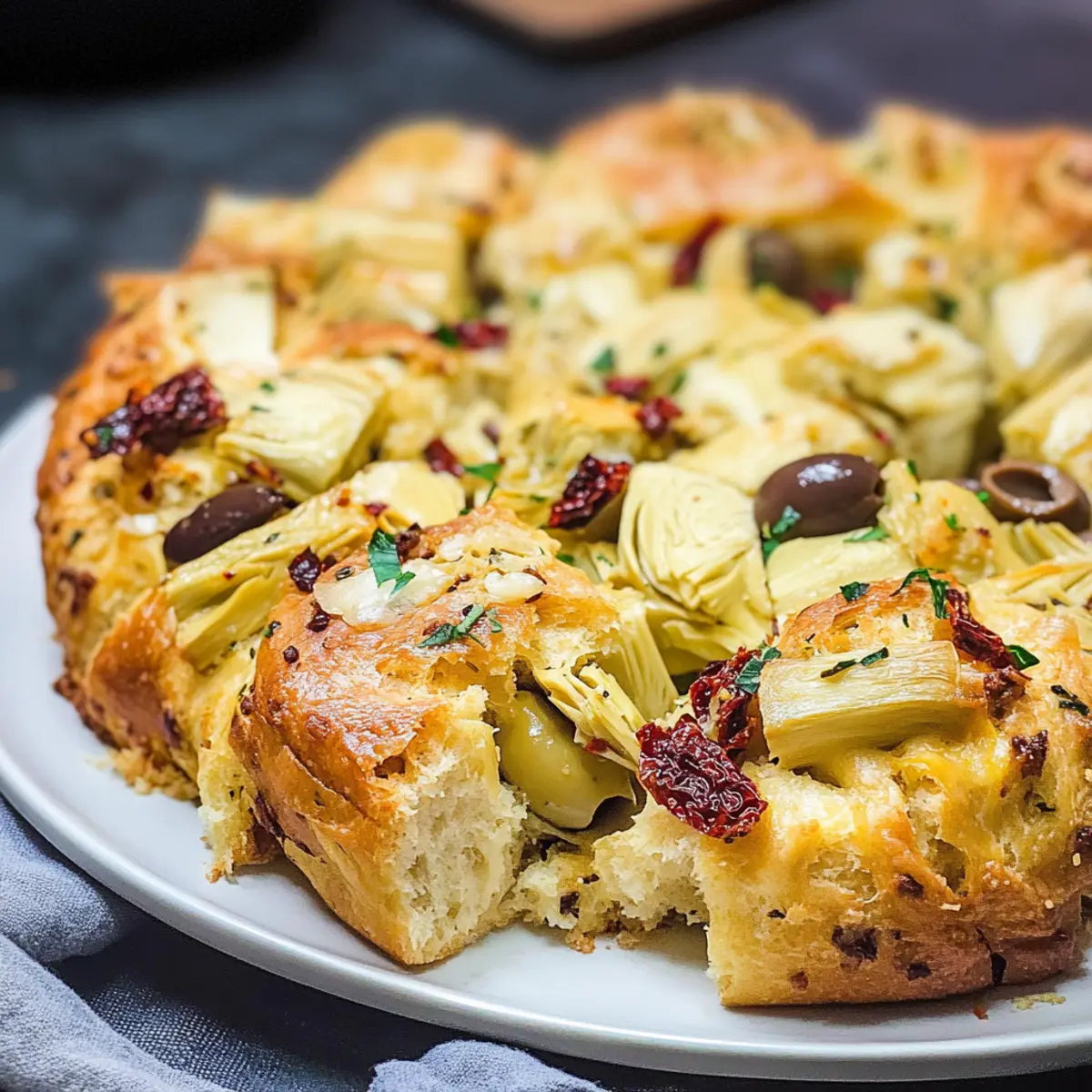 Mediterranean Pull Apart Bread