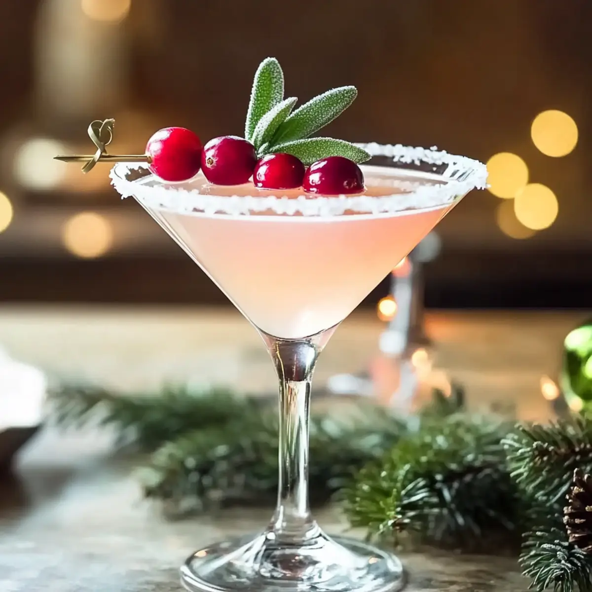 Mistletoe Martini