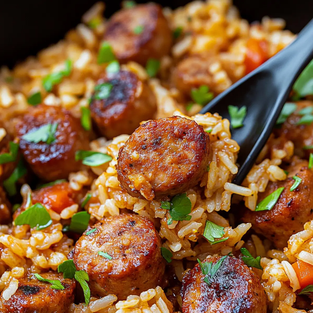 One-Pan Cajun Chicken Sausage & Rice