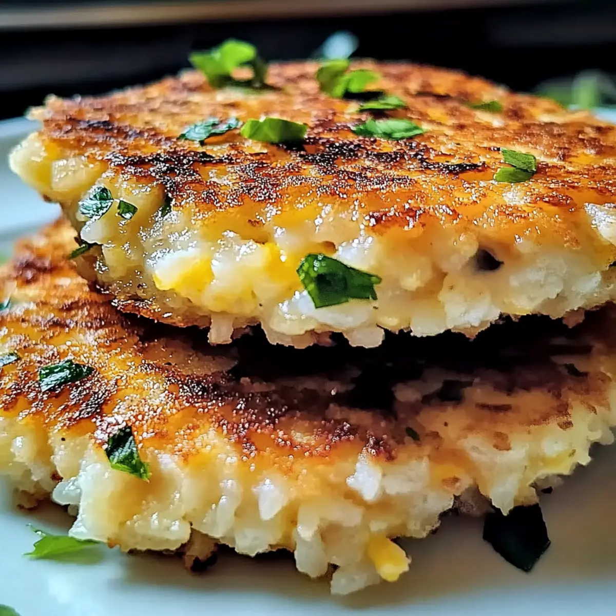 Crispy Egg and Rice Patties
