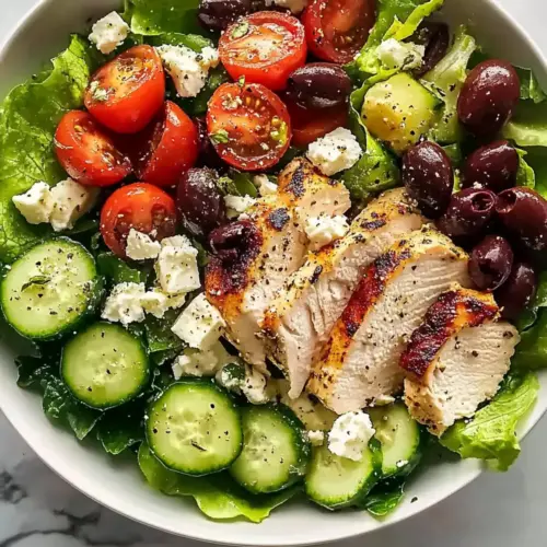 Greek Salad with Chicken