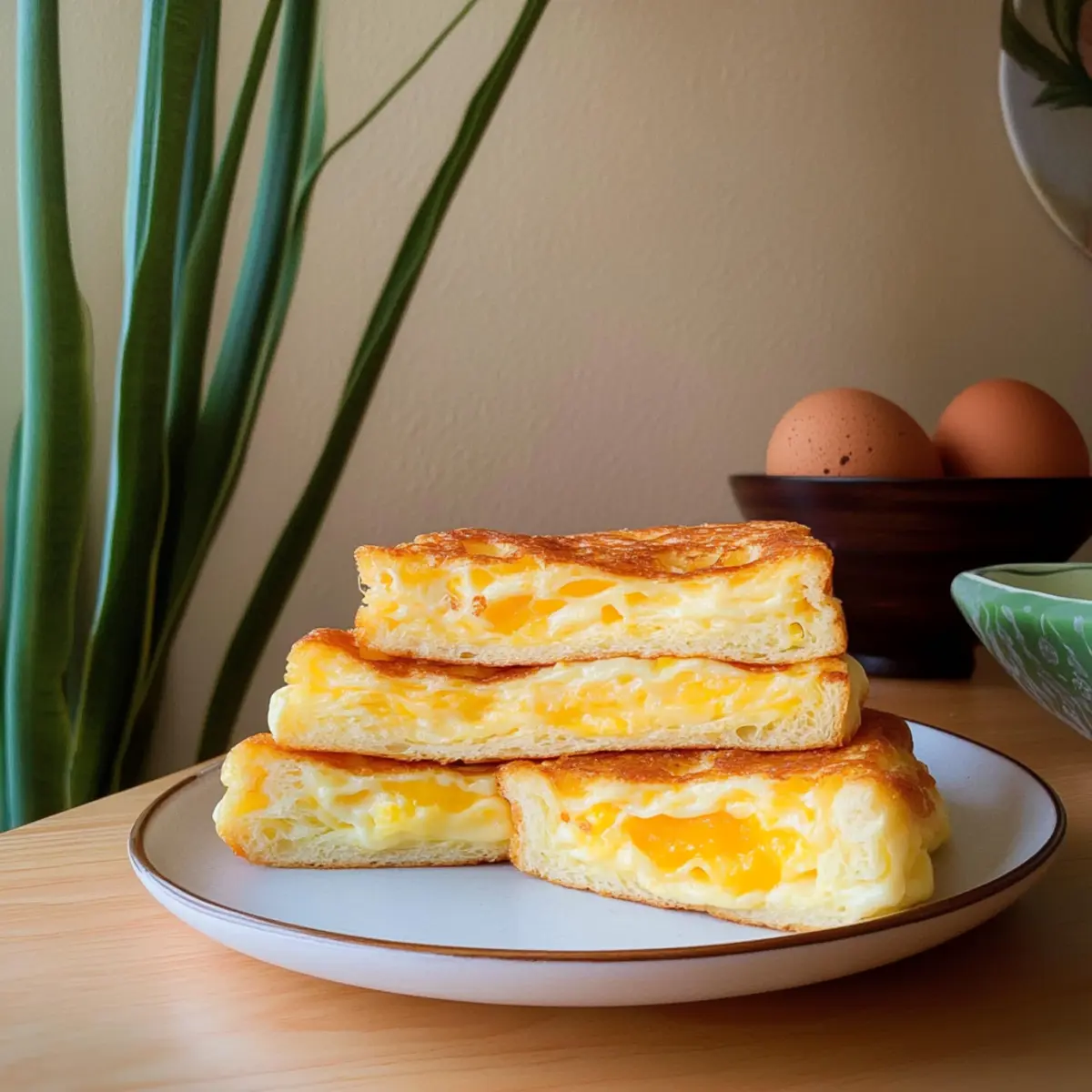 Cheese & Egg Cloud Keto Bread