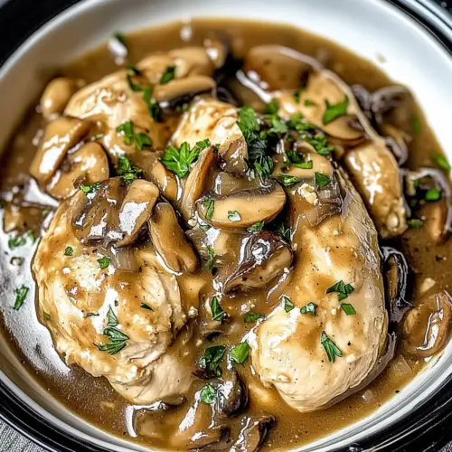 Crockpot Chicken Marsala