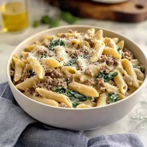 Crockpot Ground Beef Pasta