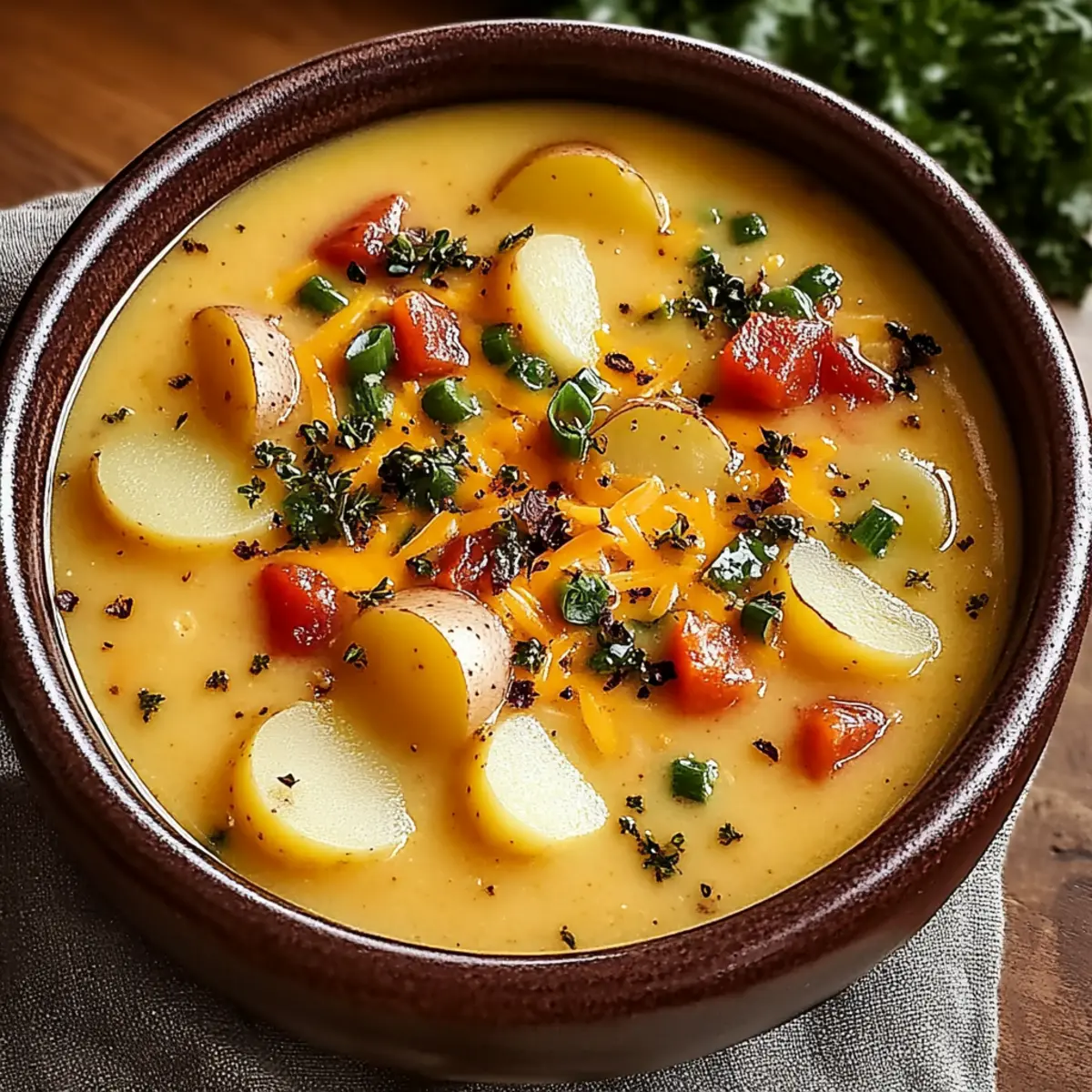 Slow Cooker Cajun Potato Soup