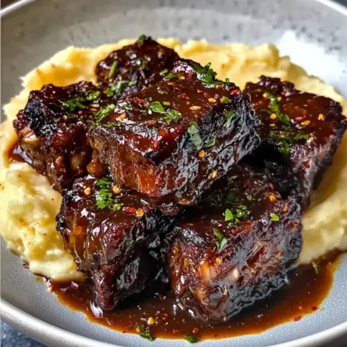 Maple-Bourbon Glazed Short Ribs