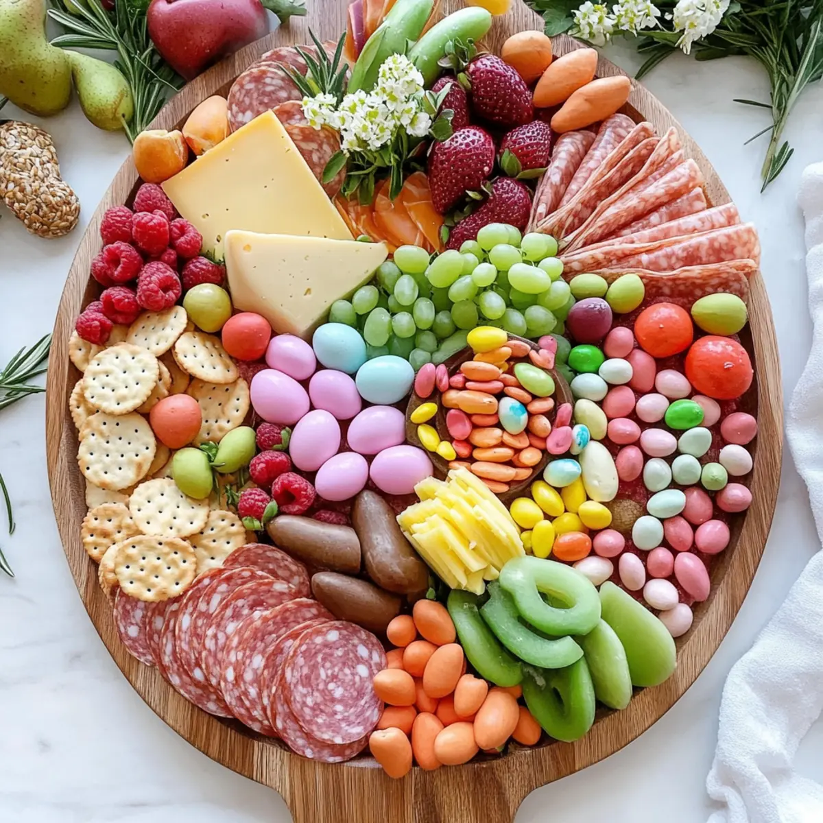 Easter Egg Hunt Charcuterie Board
