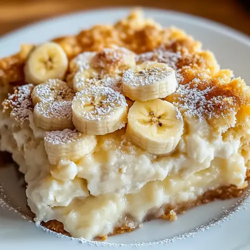 Banana Cream Cheese Cobbler